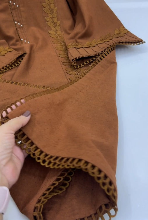 02-Piece Stitched Karandi Premium Collection